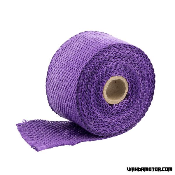 Exhaust powerwrap violet (2mm x 50mm x 520cm)-1